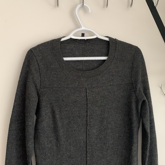 Grey wool dress - Picture 2 of 3